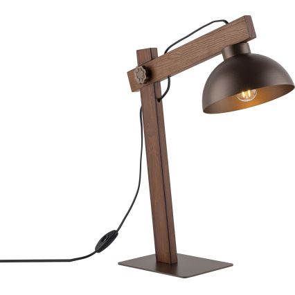 Stona lampa OSLO 1xE27/15W/230V orah/braon