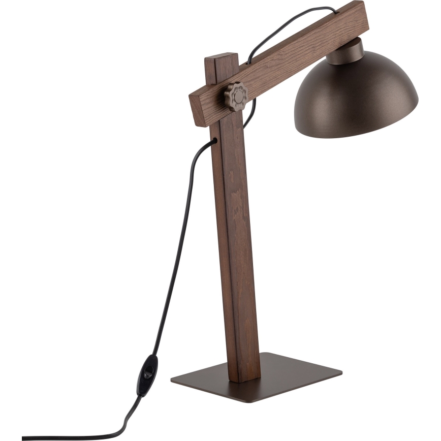 Stona lampa OSLO 1xE27/15W/230V orah/braon