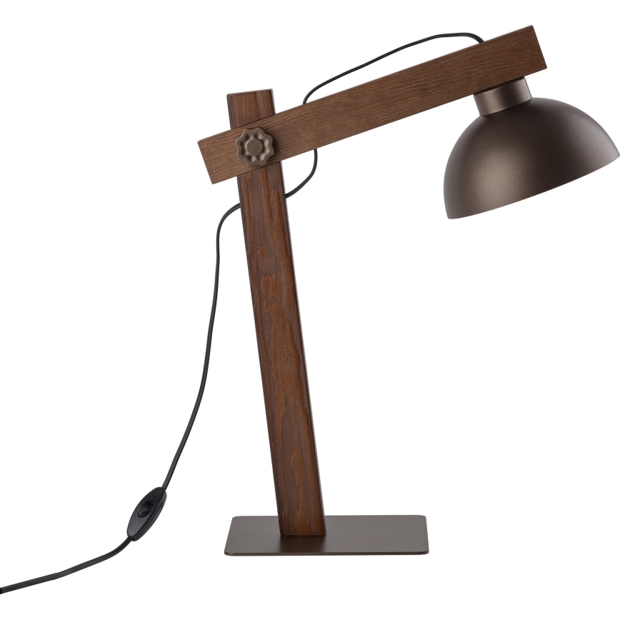 Stona lampa OSLO 1xE27/15W/230V orah/braon