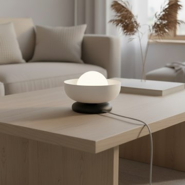 Stona lampa OZZY 1xG9/8W/230V bela