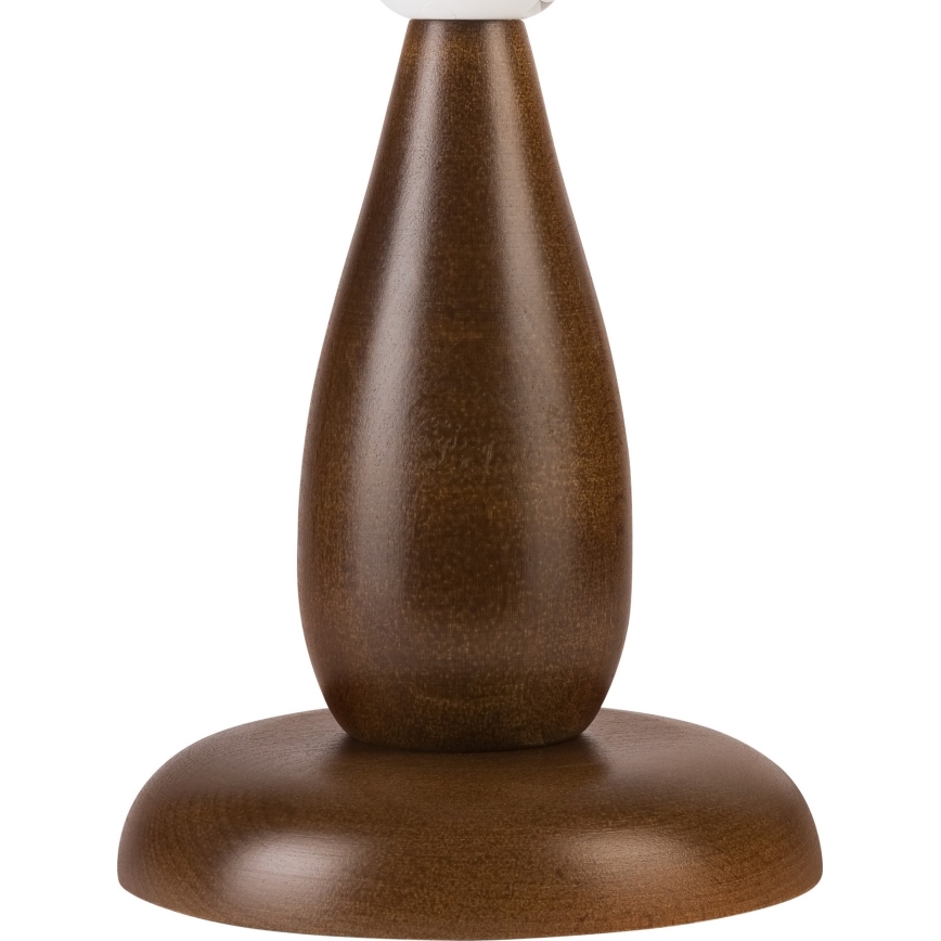 Stona lampa PERA 1xE27/60W/230V tamno braon/bukva