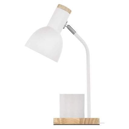 Stona lampa POPPY 1xE27/25W/230V bela