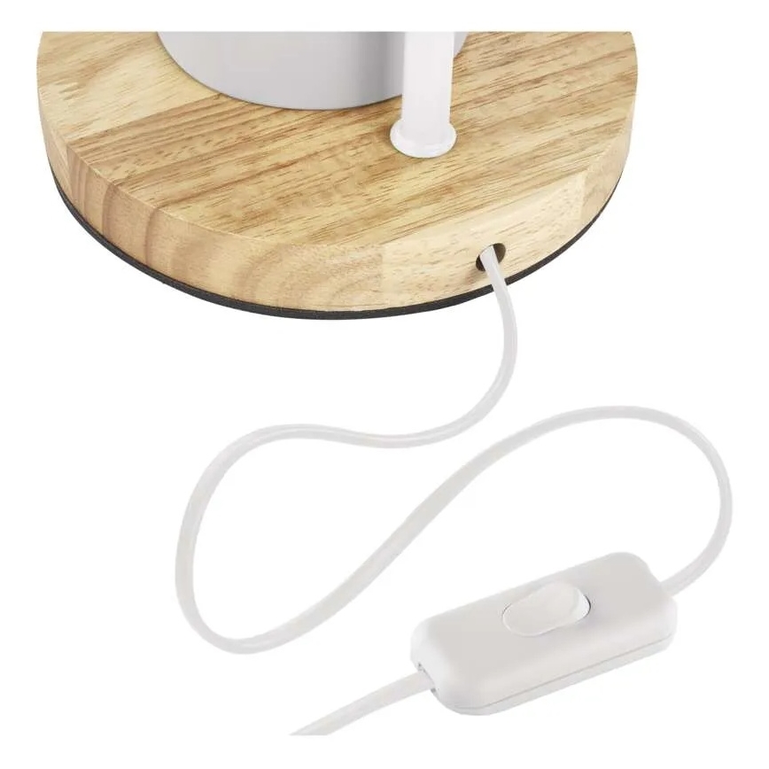 Stona lampa POPPY 1xE27/25W/230V bela