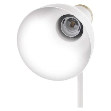 Stona lampa POPPY 1xE27/25W/230V bela