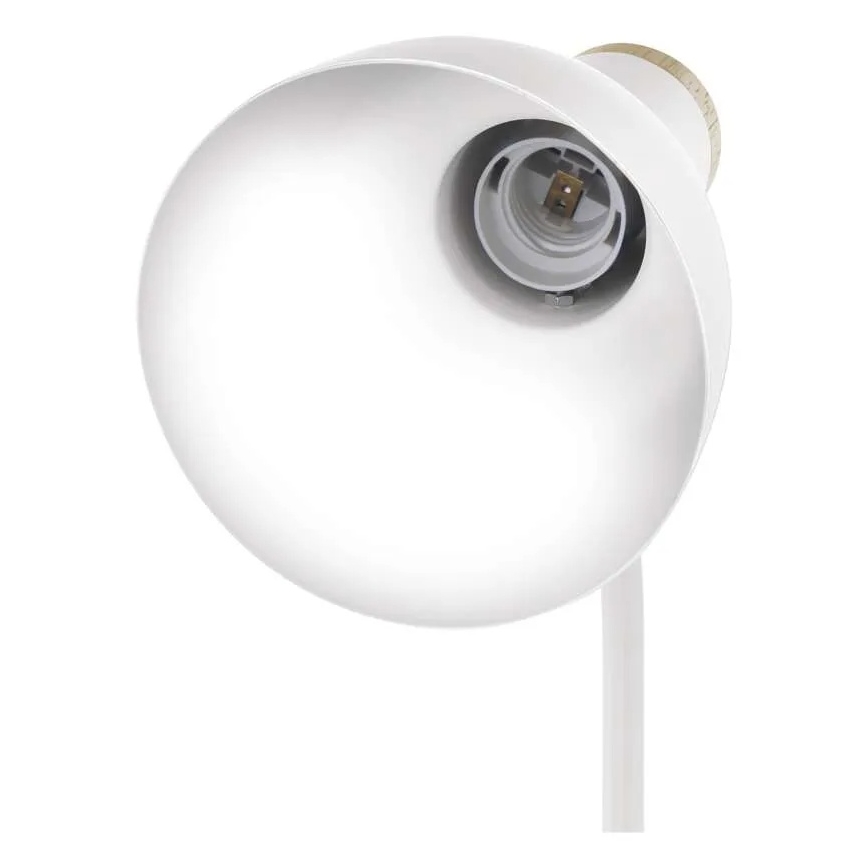 Stona lampa POPPY 1xE27/25W/230V bela