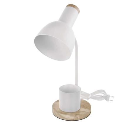 Stona lampa POPPY 1xE27/25W/230V bela