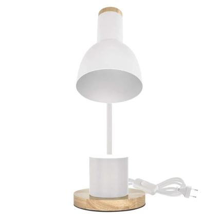 Stona lampa POPPY 1xE27/25W/230V bela