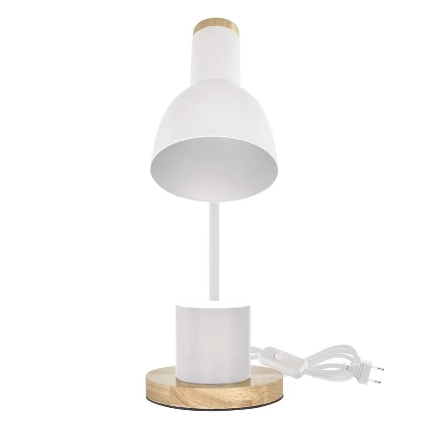 Stona lampa POPPY 1xE27/25W/230V bela