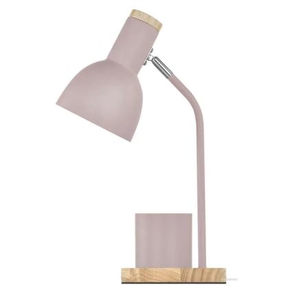 Stona lampa POPPY 1xE27/25W/230V ružičasta