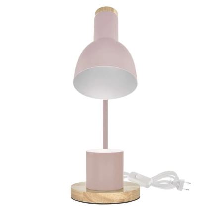 Stona lampa POPPY 1xE27/25W/230V ružičasta