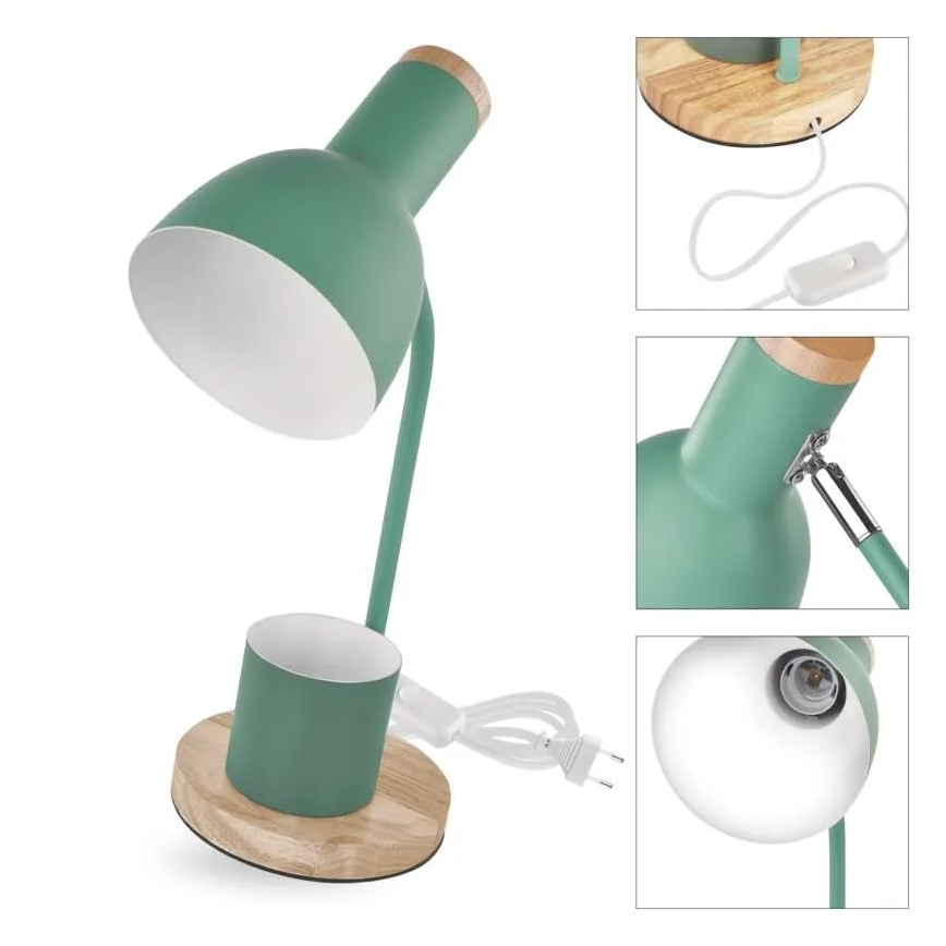 Stona lampa POPPY 1xE27/25W/230V zelena