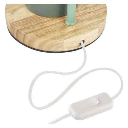 Stona lampa POPPY 1xE27/25W/230V zelena