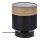 Stona lampa PORTO 1xE27/60W/230V crna/braon
