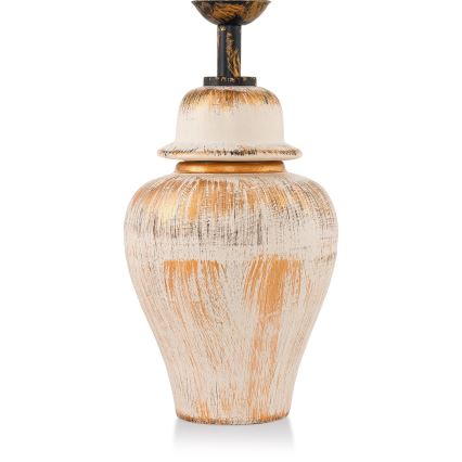 Stona lampa RAMZES 1xE27/40W/230V krem/zlatna