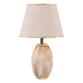 Stona lampa RAMZES 1xE27/40W/230V krem/zlatna