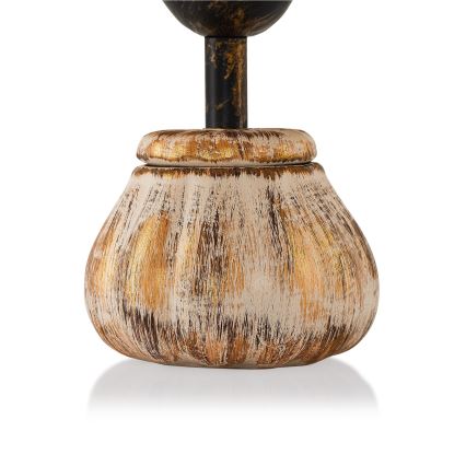 Stona lampa RAMZES 1xE27/40W/230V krem/zlatna