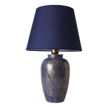 Stona lampa RAMZES 1xE27/40W/230V plava