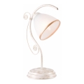 Stona lampa RETRO II 1xE27/60W/230V bela patina