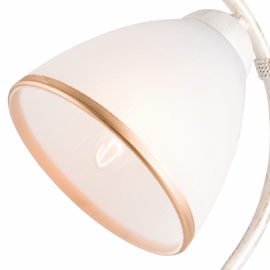 Stona lampa RETRO II 1xE27/60W/230V bela patina