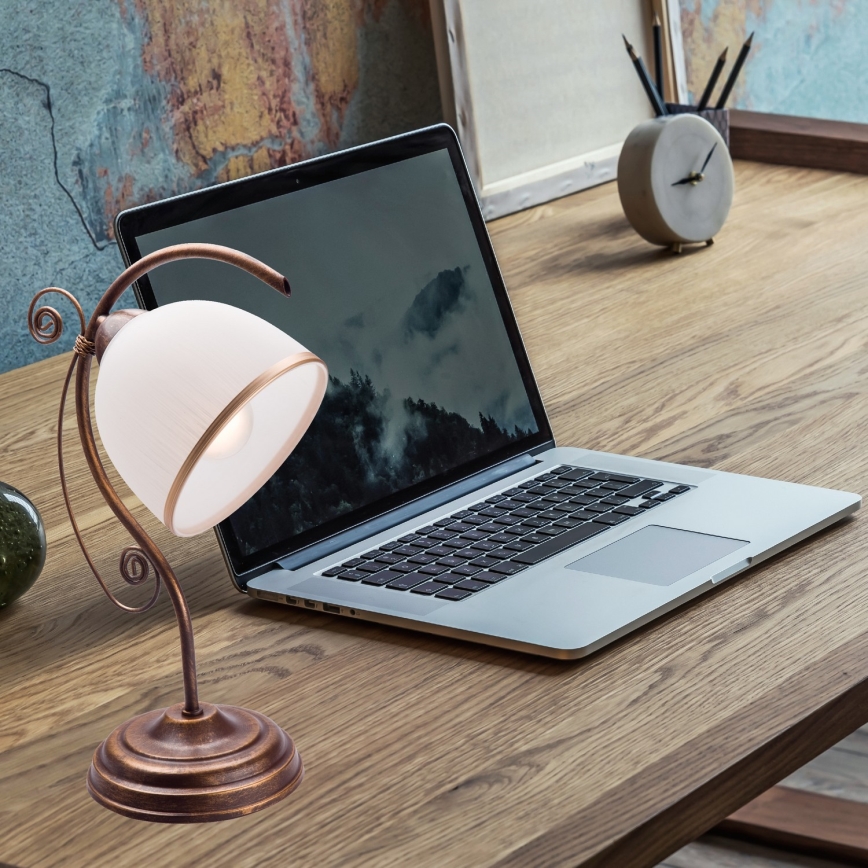 Stona lampa RETRO II 1xE27/60W/230V brončana patina