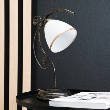 Stona lampa RETRO II 1xE27/60W/230V crna patina