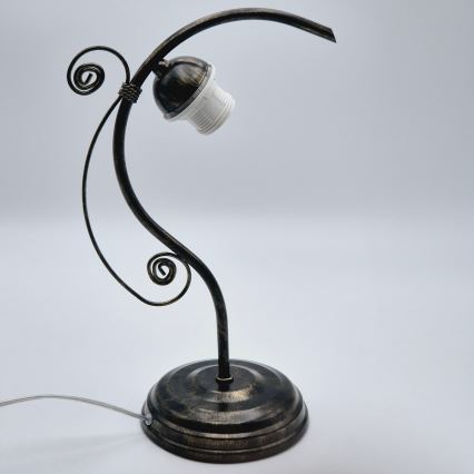 Stona lampa RETRO II 1xE27/60W/230V crna patina