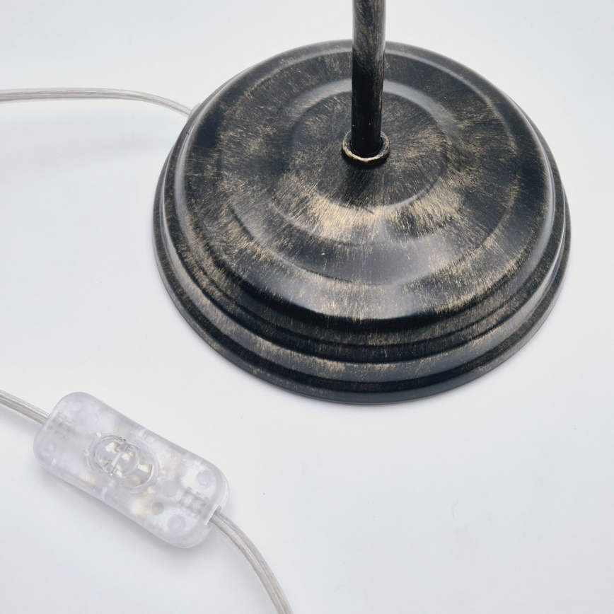 Stona lampa RETRO II 1xE27/60W/230V crna patina