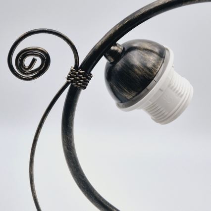 Stona lampa RETRO II 1xE27/60W/230V crna patina