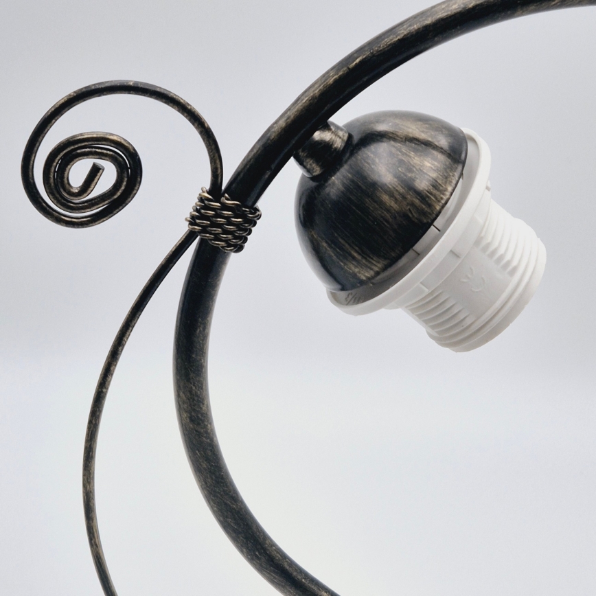 Stona lampa RETRO II 1xE27/60W/230V crna patina