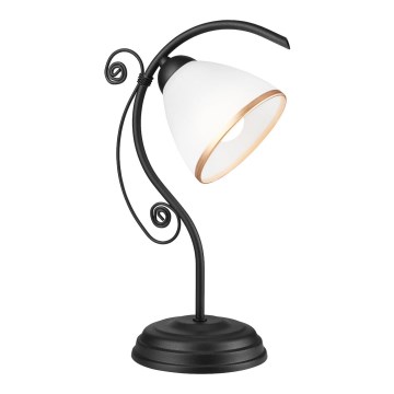 Stona lampa RETRO II 1xE27/60W/230V mat crne boje