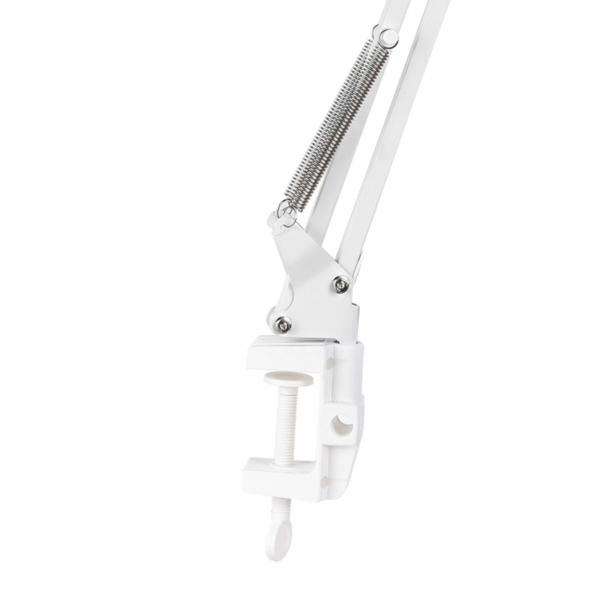 Stona lampa sa stezaljkom WORKER 1xE27/10W/230V bela