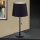 Stona lampa sa USB portom LUDWIG 1xE27/40W/230V 50 cm crna