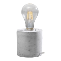 Stona lampa SALGADO 1xE27/15W/230V beton