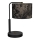 Stona lampa SATINO 1xE27/60W/230V crna/zlatna