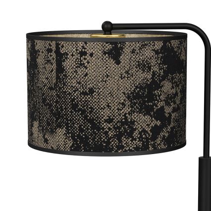 Stona lampa SATINO 1xE27/60W/230V crna/zlatna