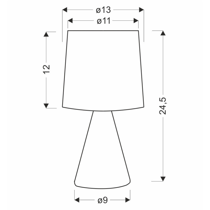 Stona lampa SATTI 1xE14/40W/230V bež