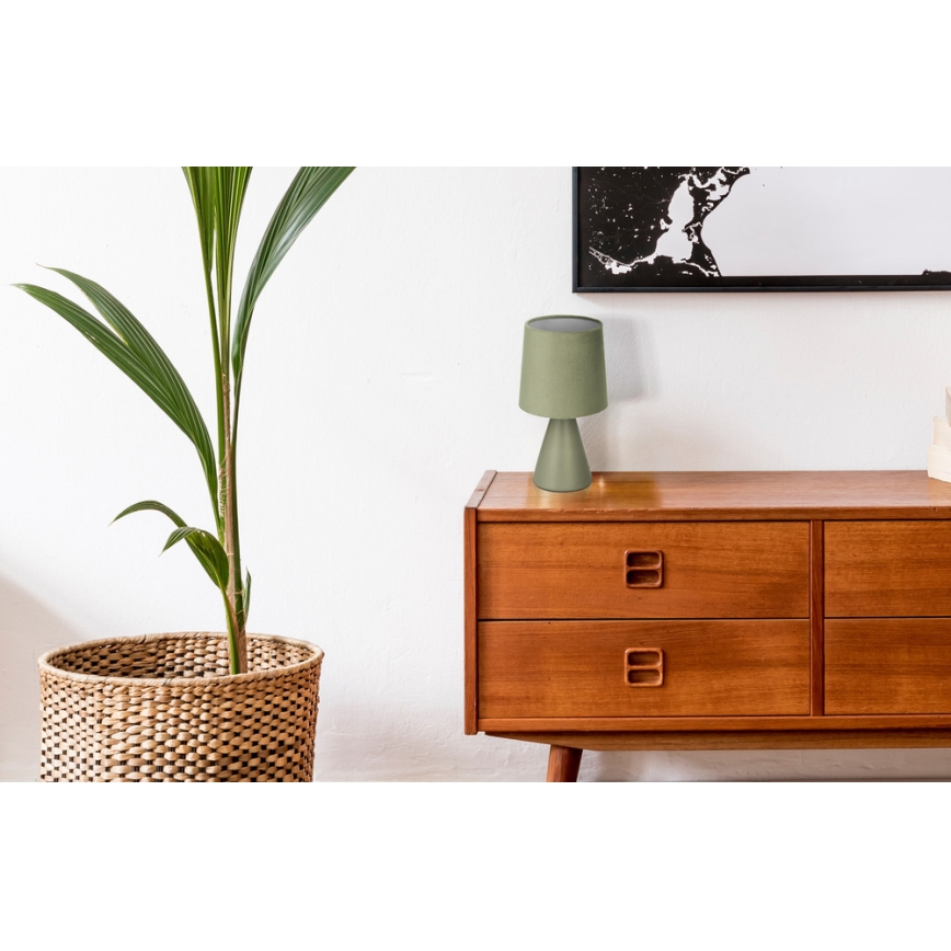 Stona lampa SATTI 1xE14/40W/230V zelena