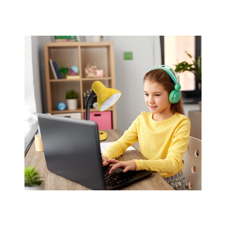 Stona lampa SMIESZEK 1xE27/40W/230V žuta