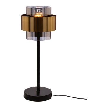 Stona lampa SPIEGA 1xE27/60W/230V zlatna/crna