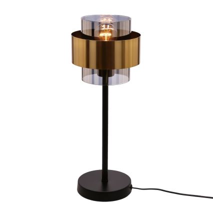 Stona lampa SPIEGA 1xE27/60W/230V zlatna/crna