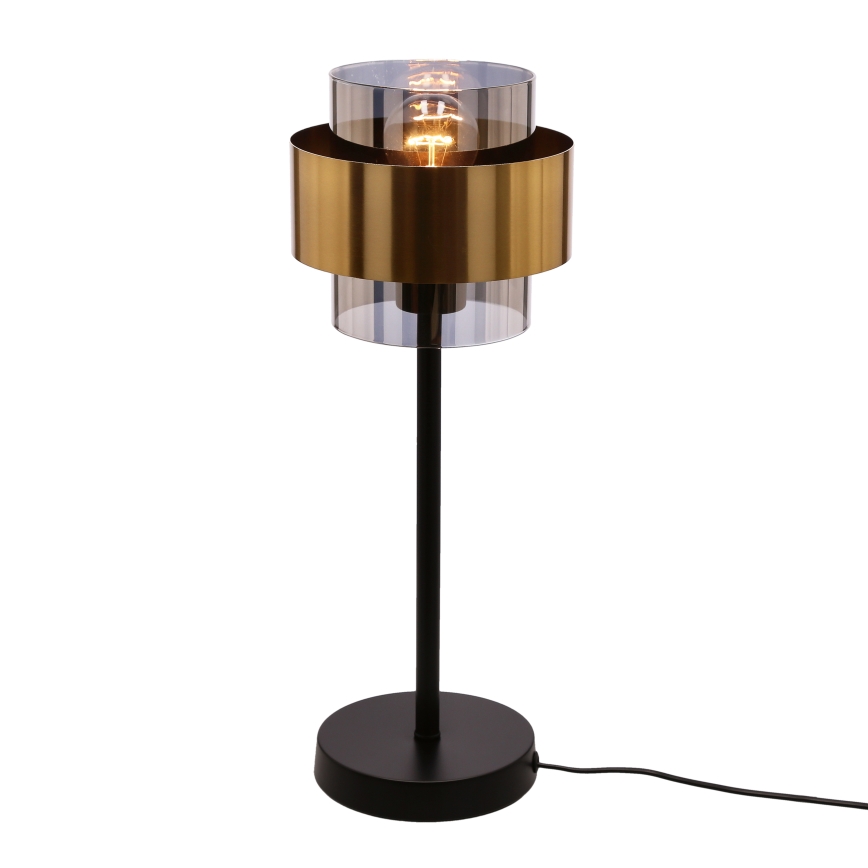 Stona lampa SPIEGA 1xE27/60W/230V zlatna/crna
