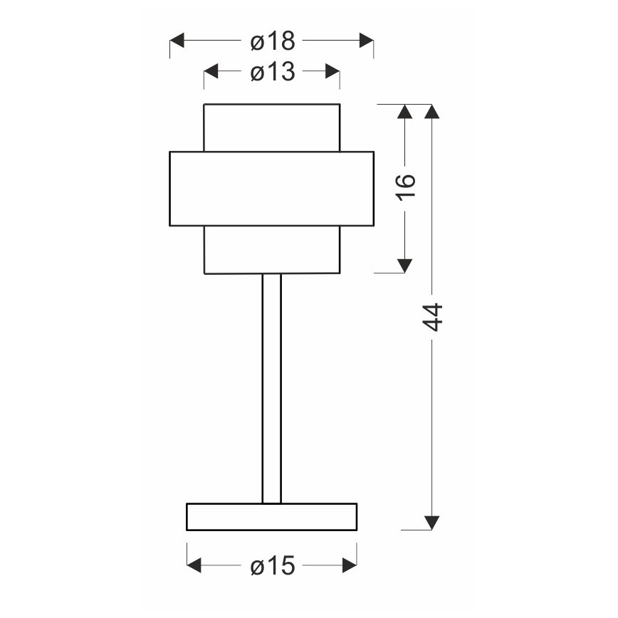 Stona lampa SPIEGA 1xE27/60W/230V zlatna/crna