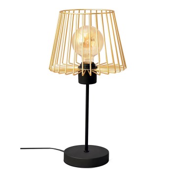 Stona lampa TORRI 1xE27/15W/230V zlatna/crna