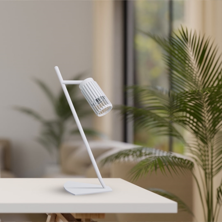 Stona lampa VERTICAL 1xGU10/8W/230V bela