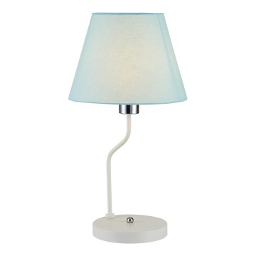 Stona lampa YORK 1xE14/60W/230V bela/plava