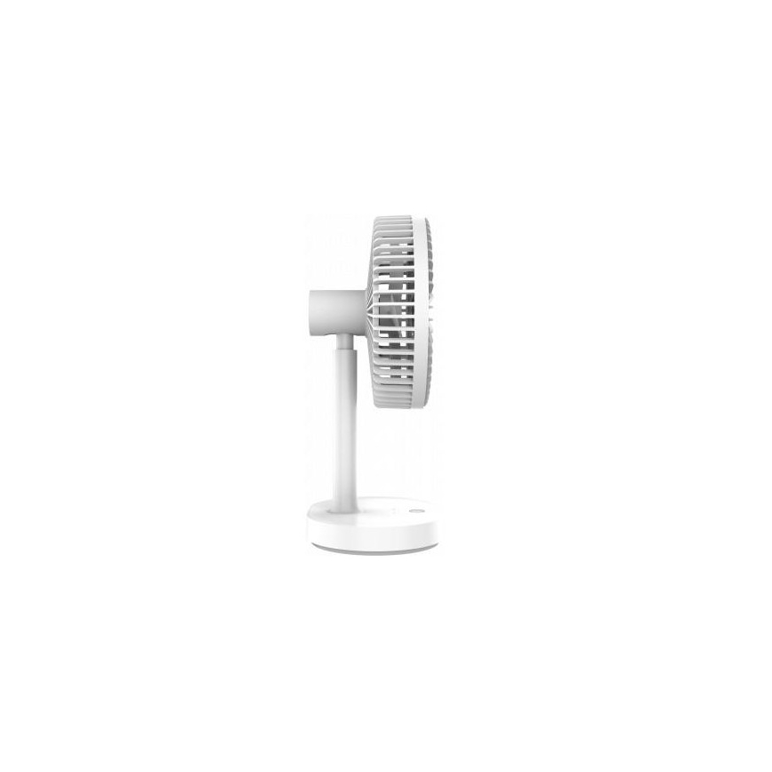 Stoni punjivi ventilator sa LED lampom 3000mA/3,7V USB-C