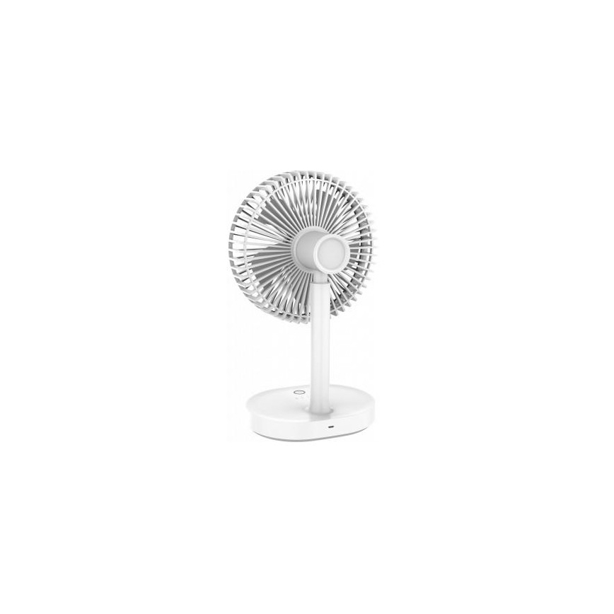 Stoni punjivi ventilator sa LED lampom 3000mA/3,7V USB-C