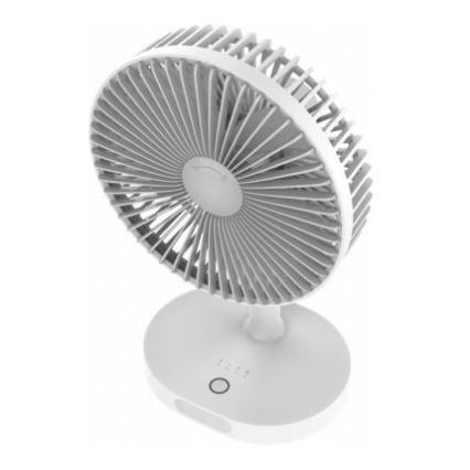 Stoni punjivi ventilator sa LED lampom 3000mA/3,7V USB-C