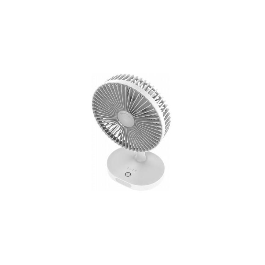 Stoni punjivi ventilator sa LED lampom 3000mA/3,7V USB-C