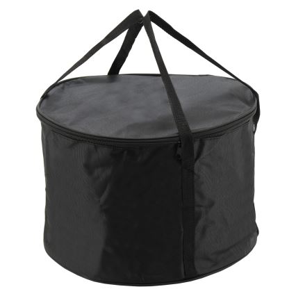 Stoni roštilj na drveni ugalj 4xAA/USB crni